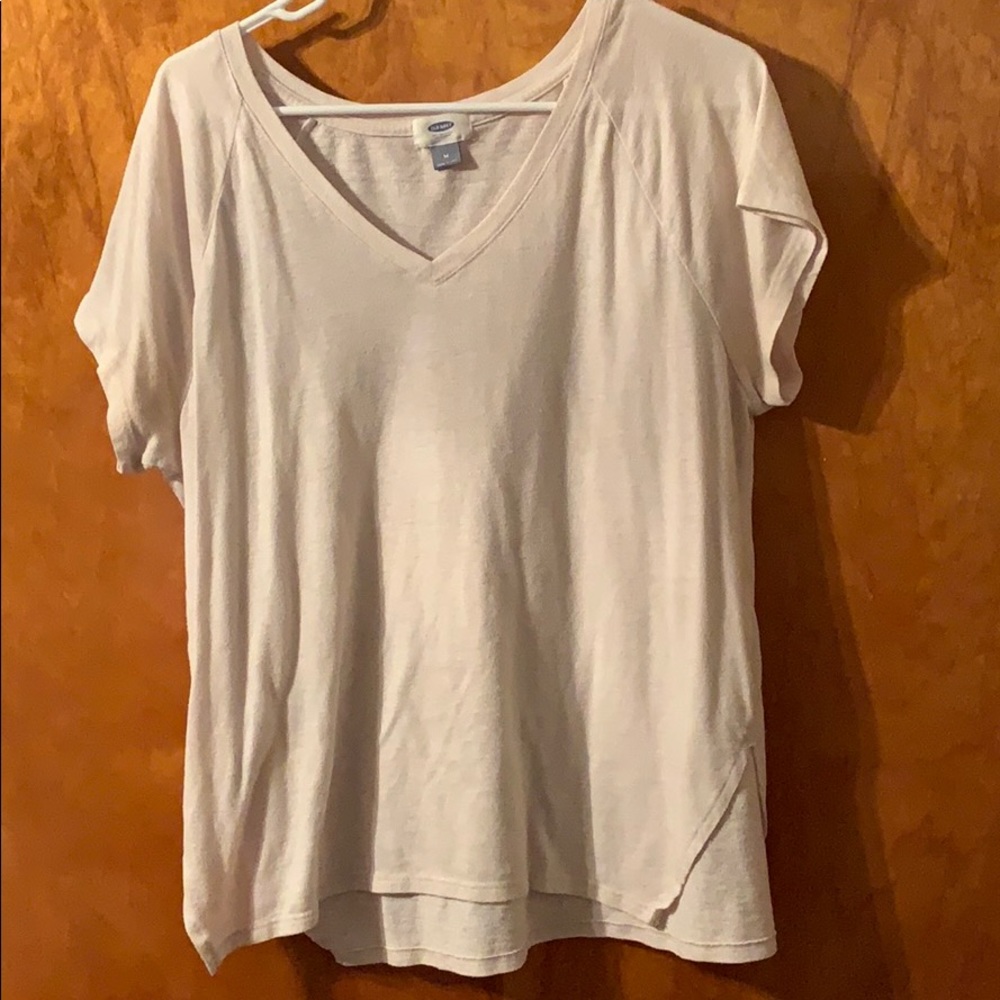 Pink loose shirt